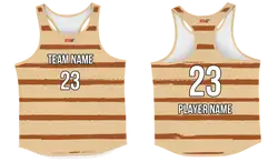 Custom track singlets   adult youth unisex  stripe racer - Track-singlets