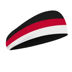 Custom tricolor yoga headband - Yoga-headband