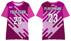 Custom moisture wicking magenta adult youth unisex shirt - Shirt