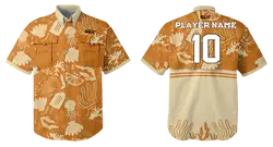 Custom fishing shirt adult youth unisex coral cove - Jersey