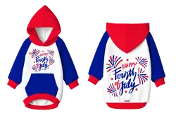 Custom pet holiday hoodie firework fun - Pets-hoodie
