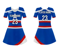 Custom big star adult youth unisex cheerleading dresses short sleeve jersey - Cheerleading-dress