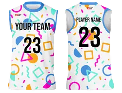 Custom lovely adult youth volleyball racerback jerseys - Jersey