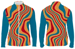 Custom top-to-bottom layers long sleeve adult youth unisex full zip jacket - Shirt-long-sleeve