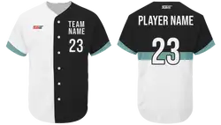 Custom classic 3-tone solids adult youth unisex softball jersey - Jersey