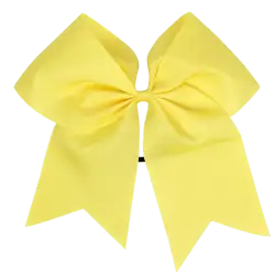 Custom cheerleading bow adult youth lemon flash - Cheerleading-bows