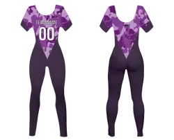 Custom women short sleeve dance bodysuit warrior spirit - Dance-bodysuits