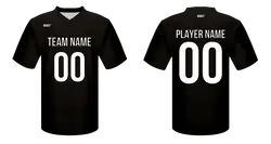 Custom football jersey adult youth unisex coal black - Jersey