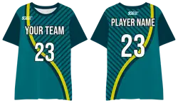 Custom moisture wicking diagonal adult youth unisex shirt - Jersey