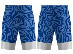 Custom swirl abstract adult youth unisex basketball shorts - reversible uniform - Short