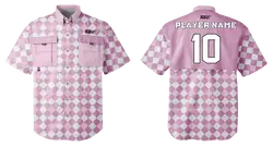 Custom fishing shirt adult youth unisex coral edge - Jersey