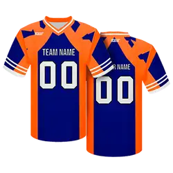 Custom shapes abstract adult youth unisex football jersey - Jersey