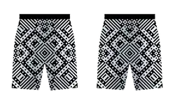 Custom amazing shapes design adult youth soccer shorts - Short