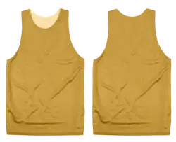 Custom brown adult youth unisex pinnies - Pinnies