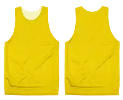 Custom yellow adult youth unisex pinnies - Pinnies