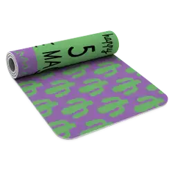 Custom yoga mat leafy - Yoga-mats