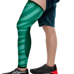 Custom soft green adult youth unisex full leg sleeve - Leg-sleeve