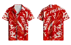 Custom short sleeve collared shirt adult youth unisex aloha - Short-sleeve-collared-shirts