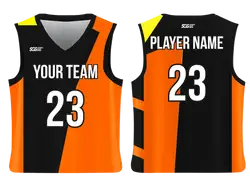 Custom three tone solids adult youth unisex basketball jersey - reversible uniform - Jersey