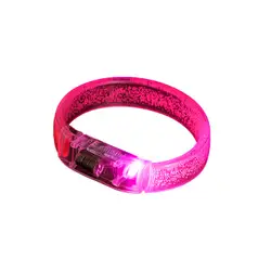 Pink led training wristbands - Led-wristbands