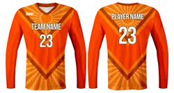 Custom sun light nature design youth unisex cheerleading long sleeve tight fit jersey - Jersey