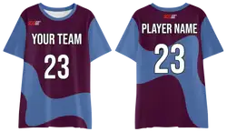 Custom short sleeve shirts adult youth unisex mystic ripple - Jersey