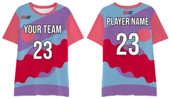 Custom moisture-wicking multicolor adult youth unisex shirt - Pickleball-jerseys