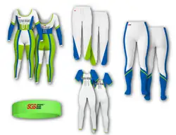 Custom women long sleeve unitards dance uniform ripple - Dance-bodysuits