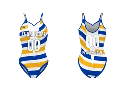 Custom women sleeveless ballet uniform unique stripe - Ballet-uniforms