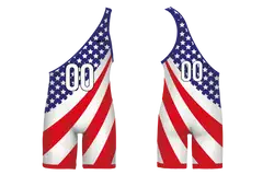 Custom adult youth unisex single strap powerlifting suits usa power - Powerlifting-singlets