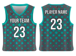 Custom multiple square shape adult youth unisex basketball jersey - reversible uniform - Jersey