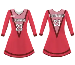 Custom v -stylish adult youth unisex cheerleading dresses long sleeve jersey - Cheerleading-dress