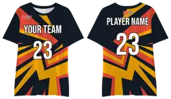 Custom short sleeve shirts adult youth unisex flash carve - Jersey