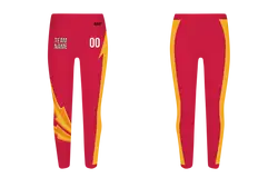 Custom yellow spike adult youth leggings - Legging