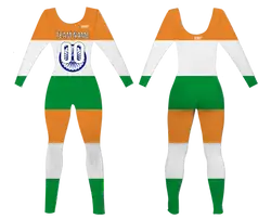 Custom women sleeveless dance bodysuit bollywood beats - Dance-bodysuits