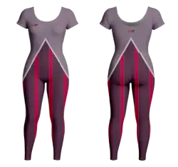 Custom women short sleeve unitards dance uniform streakmotion - Dance-bodysuits