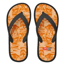 Custom flip flops black slidez - Flip-flops