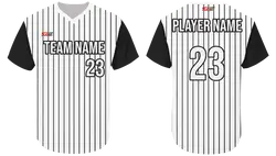 Custom vertical lines adult youth unisex softball jersey - Jersey