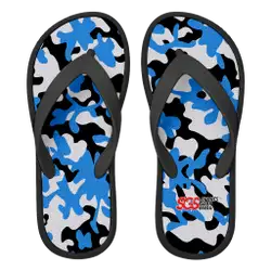 Custom flip flops black chillax - Flip-flops