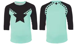 Custom champion star 3/4 sleeve shirt - Shirt-3-4-sleeve