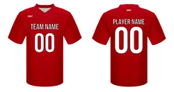 Custom  adult youth unisex football jersey scarlet storm - Jersey