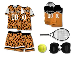 Custom tennis shirt adult youth unisex footmark - Jersey