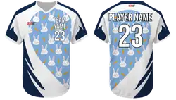 Custom rabbit adult youth unisex baseball easter jersey - Jersey