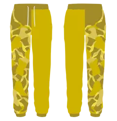 Custom one side camo adult youth unisex sweatpants - Sweatpant
