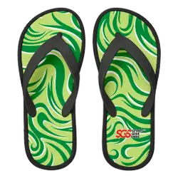 Custom flip flops black flexi - Flip-flops