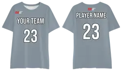 Custom dusty blue adult youth unisex comfort t shirt - Jersey