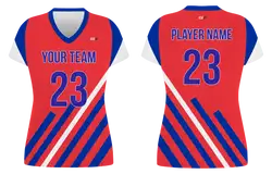 Custom side stripes adult youth volleyball jersey - Jersey