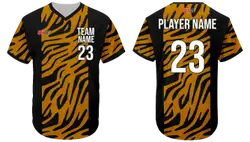 Custom  fantastic no button adult youth unisex baseball jersey - Jersey