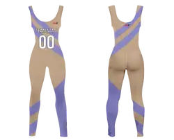 Custom women sleeveless dance bodysuit elegance in motion - Dance-bodysuits