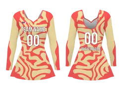 Custom women long sleeve ballet uniform rustic flow - Ballet-uniforms